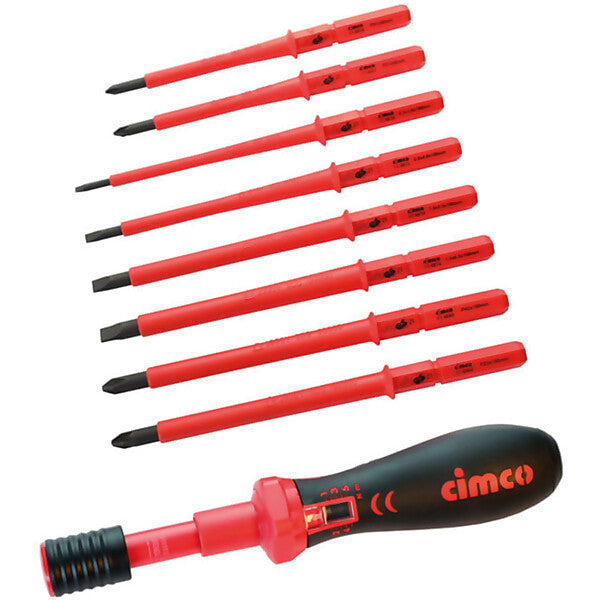 CIMCO Drehm.Schraubendreher-Set VDE, 9-tlg. 114806
